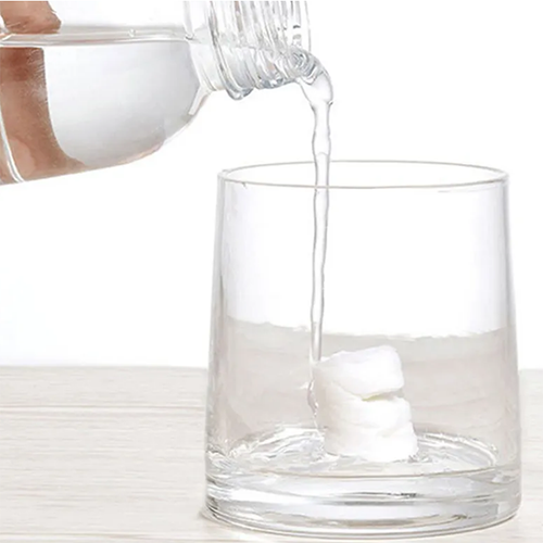 Mini geperste handdoekjes, 10 stuks per buisje - Afbeelding 4