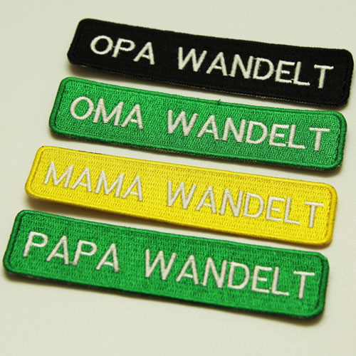 Emblemen met diverse wandel teksten