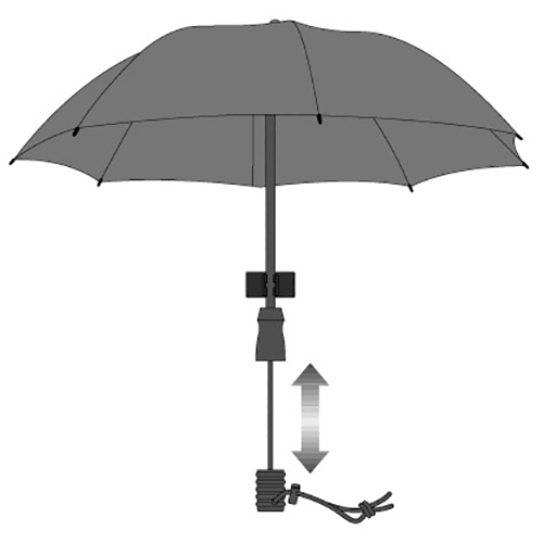 Handsfree rugtas paraplu - Afbeelding 6