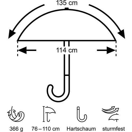 Handsfree rugtas paraplu - Afbeelding 11