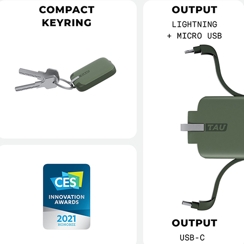 Powerbank mini, voor aan je sleutelbos - Afbeelding 8