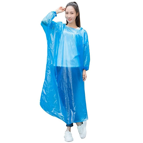 Eenmalig gebruik regenponcho